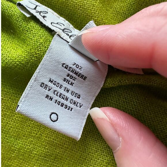 The Elder Statesmen Rainbow Tie Dye Machine Cut Sleeves & Hem Round Neck Sweater - Picture 7 of 11